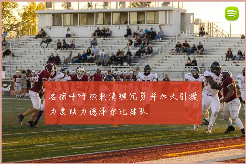 名宿呼吁热刺清理冗员并加大引援力度助力德泽尔比建队